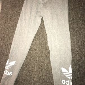 Grey adidas leggings